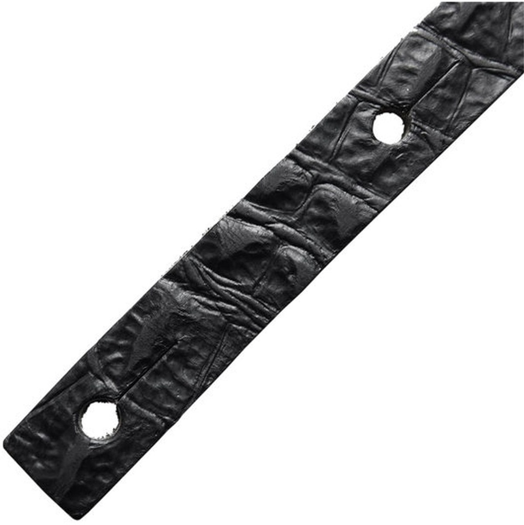 Richter Raw II Contour Guitar Strap Croc Black