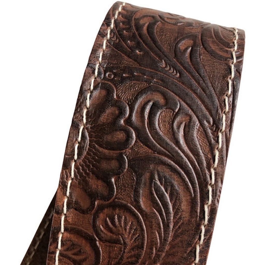 Richter Raw II Contour Guitar Strap Leaves Natur