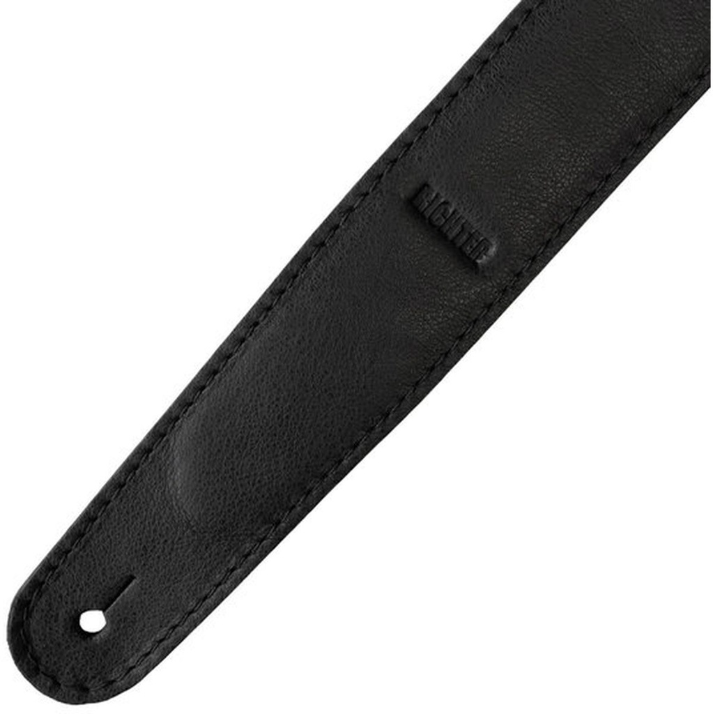 Richter Raw II Pad Nappa Guitar Strap Black