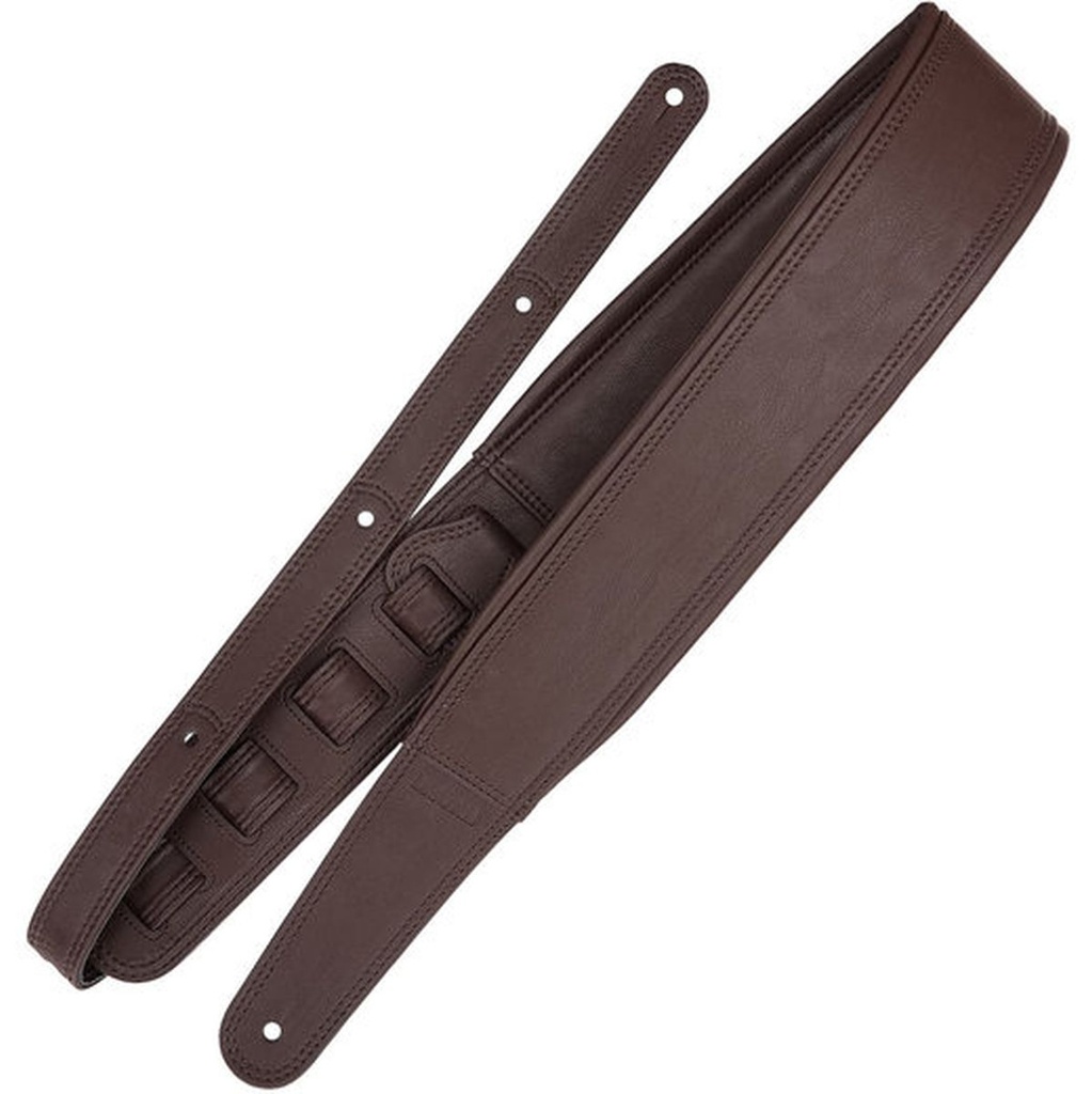 Richter Springbreak I Leatherette Guitar Strap Brown