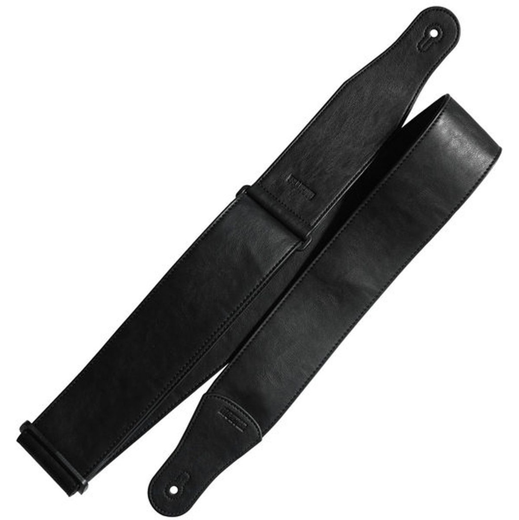 Richter Stronghold II Leatherette Guitar Strap Black