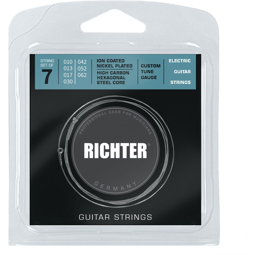 Richter Electric Guitar Strings 7 String 010 - 062