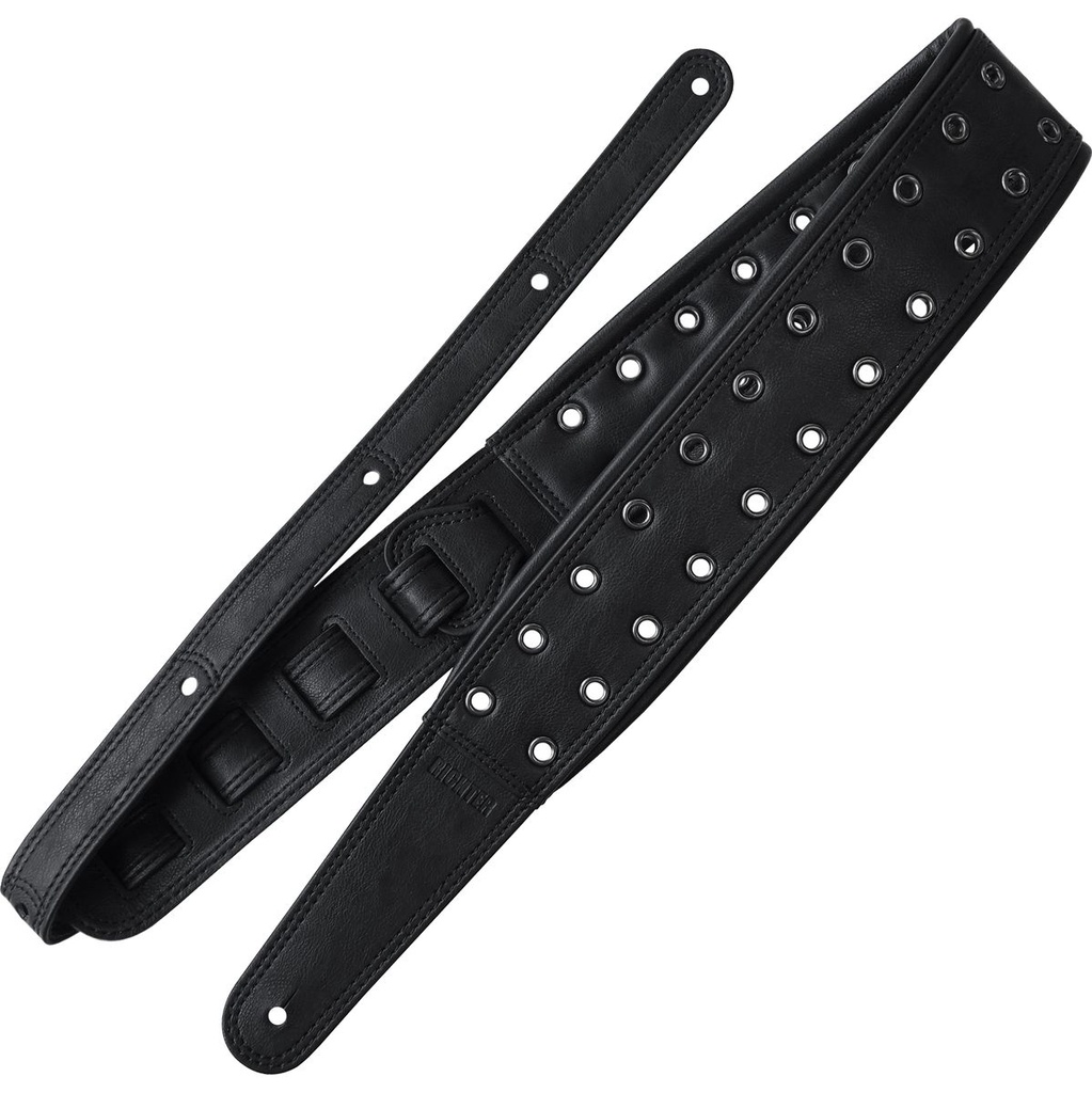 Richter Blackness Guitar Strap Gunblack Grommets