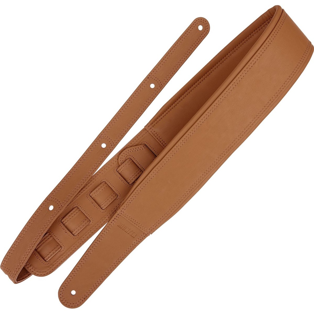 Richter Springbreak I Leatherette Guitar Strap Lightbrown