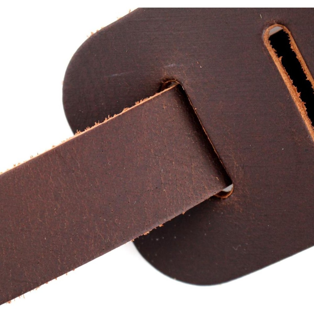 Richter Raw II Punch Guitar Strap Brown