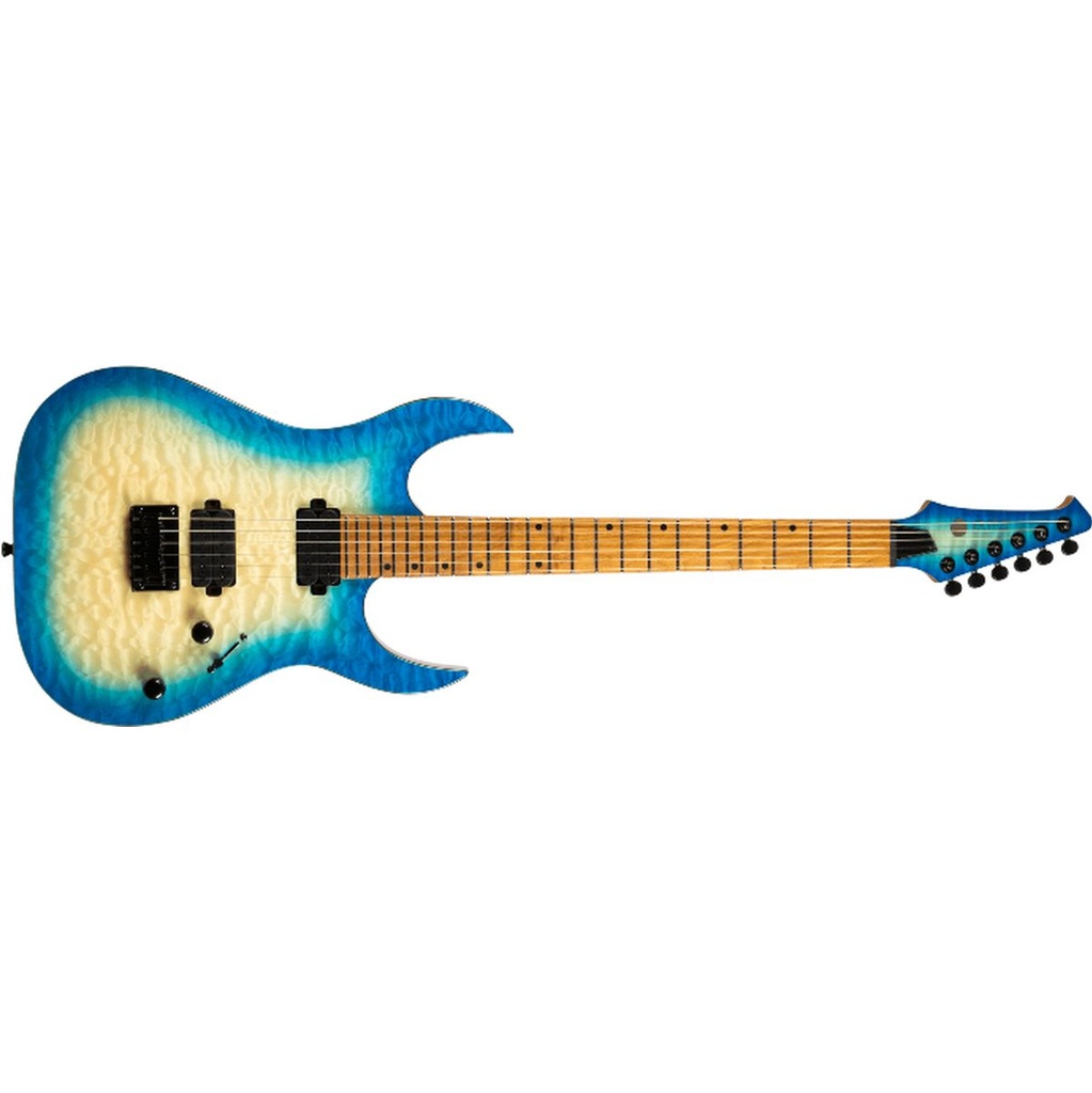 Spira Guitars S-500 Qab Trans Aqua Blue