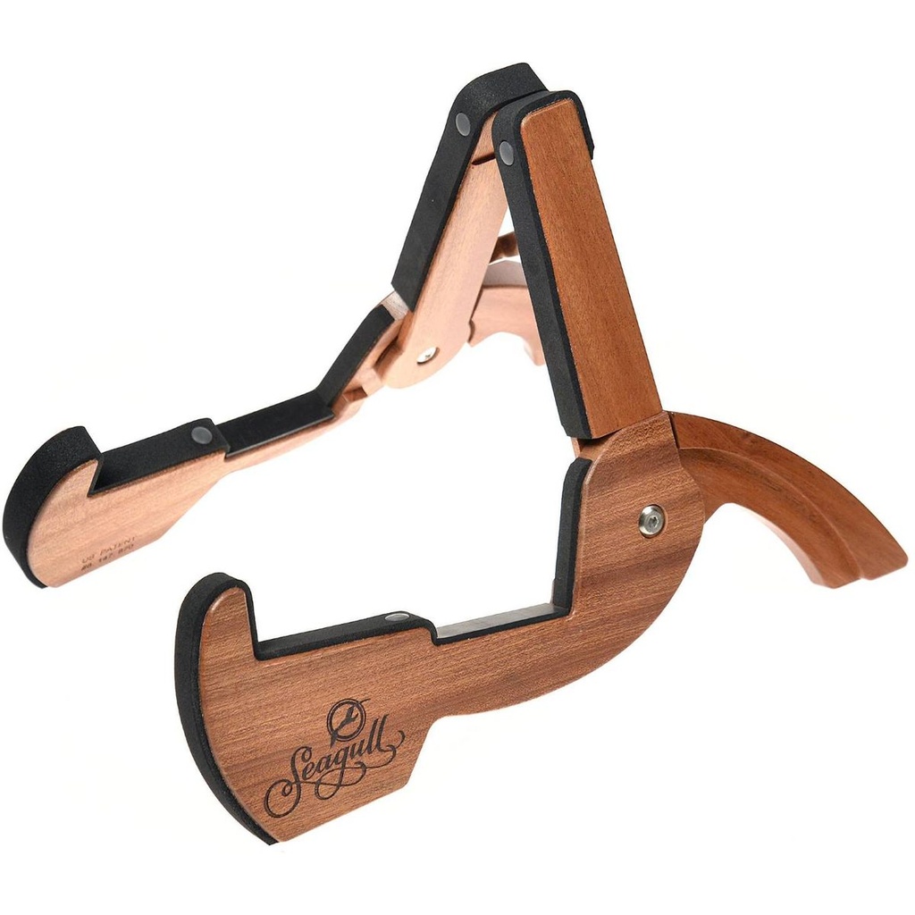 Seagull Pro G Stand In Sapele Hardwood w/ Seagull Logo