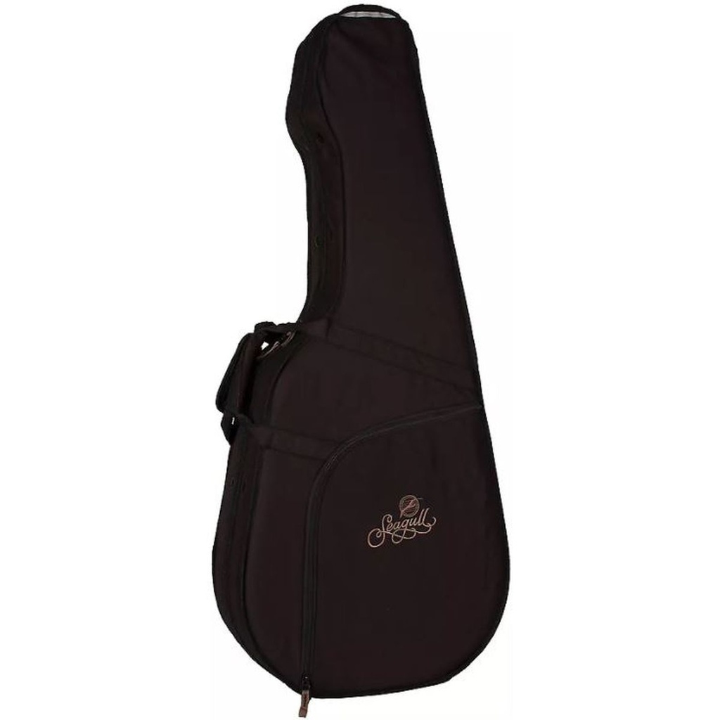 Seagull Concert Hall (CH)/Folk - Deluxe Black w/ Seagull Logo