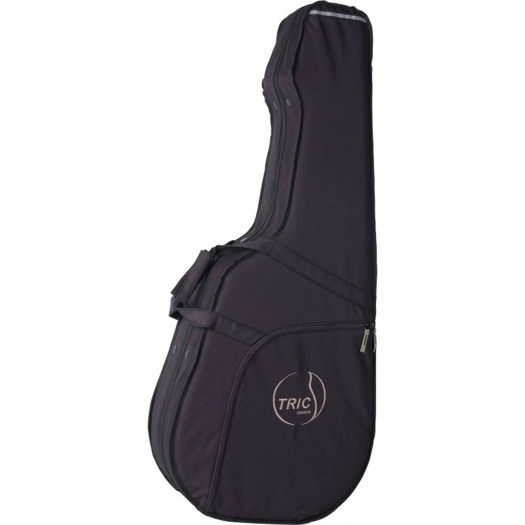 Seagull Multifit Deluxe Black w/ Seagull Logo Fits 6 & 12 String Guitars Archtop