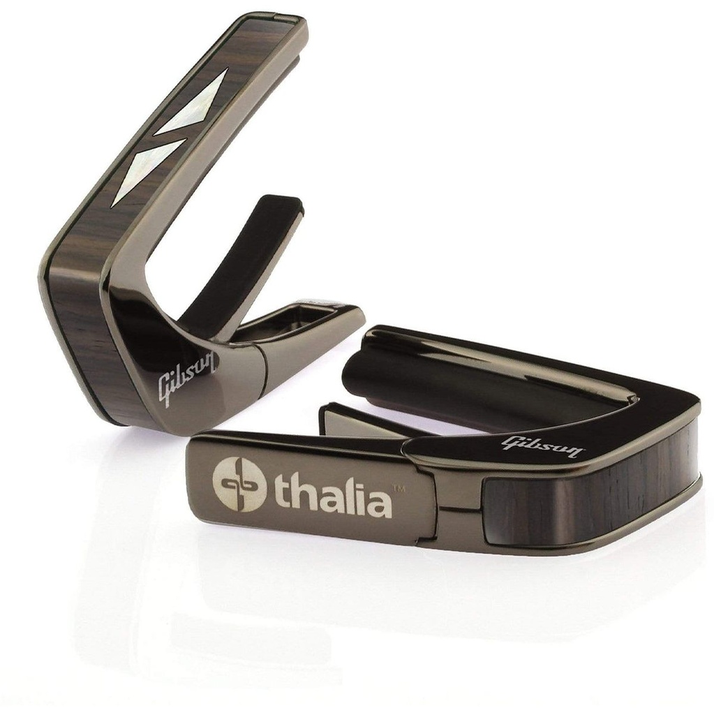Thalia Capos Gibson Black Chrome Finish Capo - Split Diamond