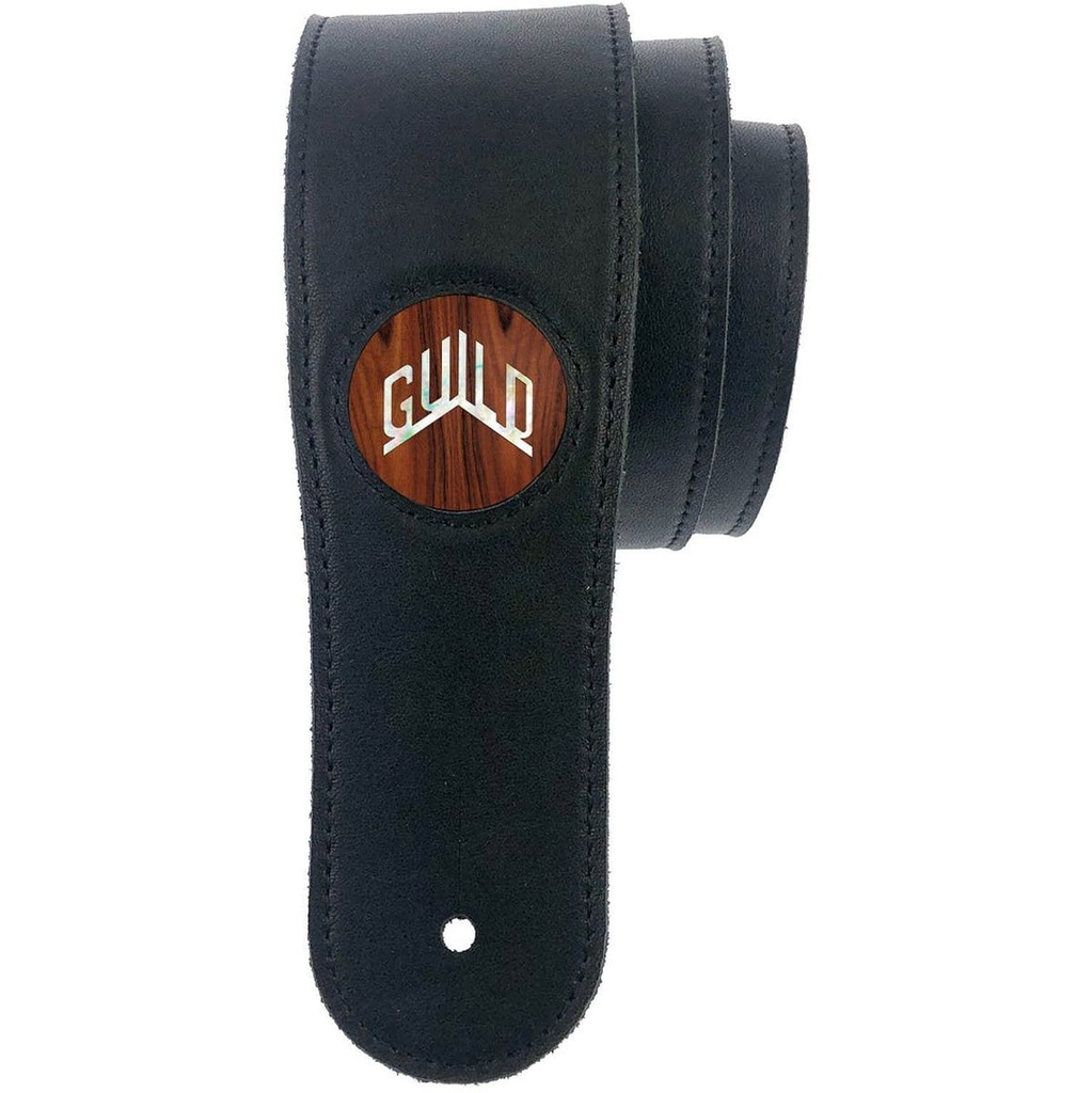 Thalia Capos Guild 2.5 Black Strap - Rosewood w/ Guild Pearl Logo