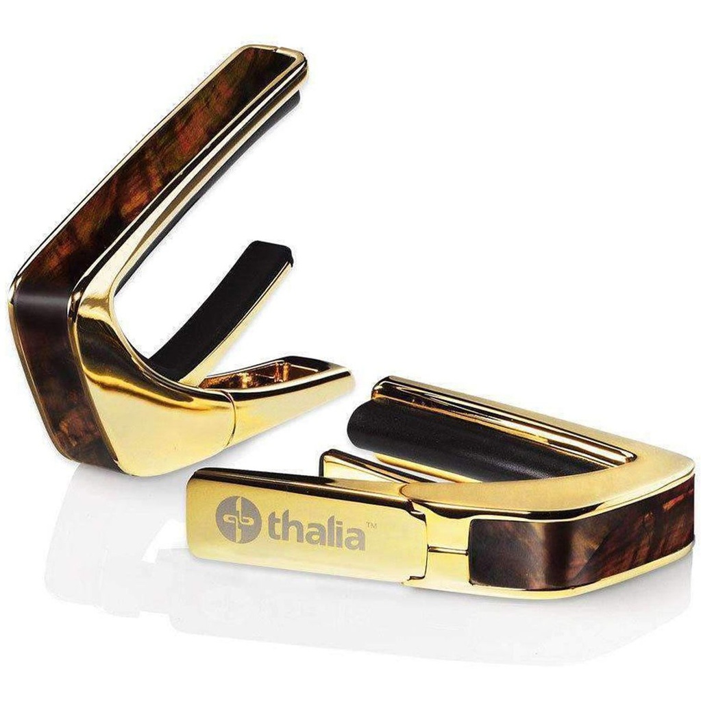 Thalia Capos 24K Gold Finish Capo w/ Tennessee Whisky Wing Inlay