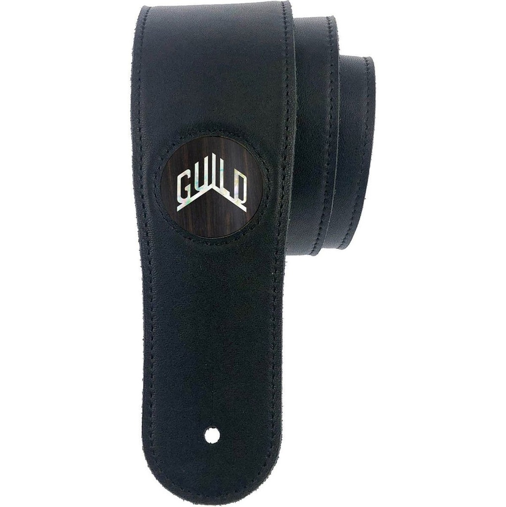 Thalia Capos Guild 2.5 Black Strap - Black Ebony w/ Guild Pearl Logo