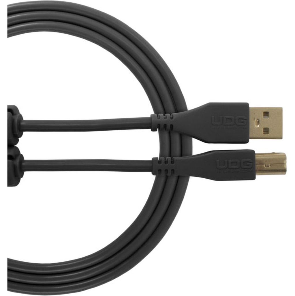 UDG Ultimate Audio Cable USB 2.0 A-B Black Straight 2m