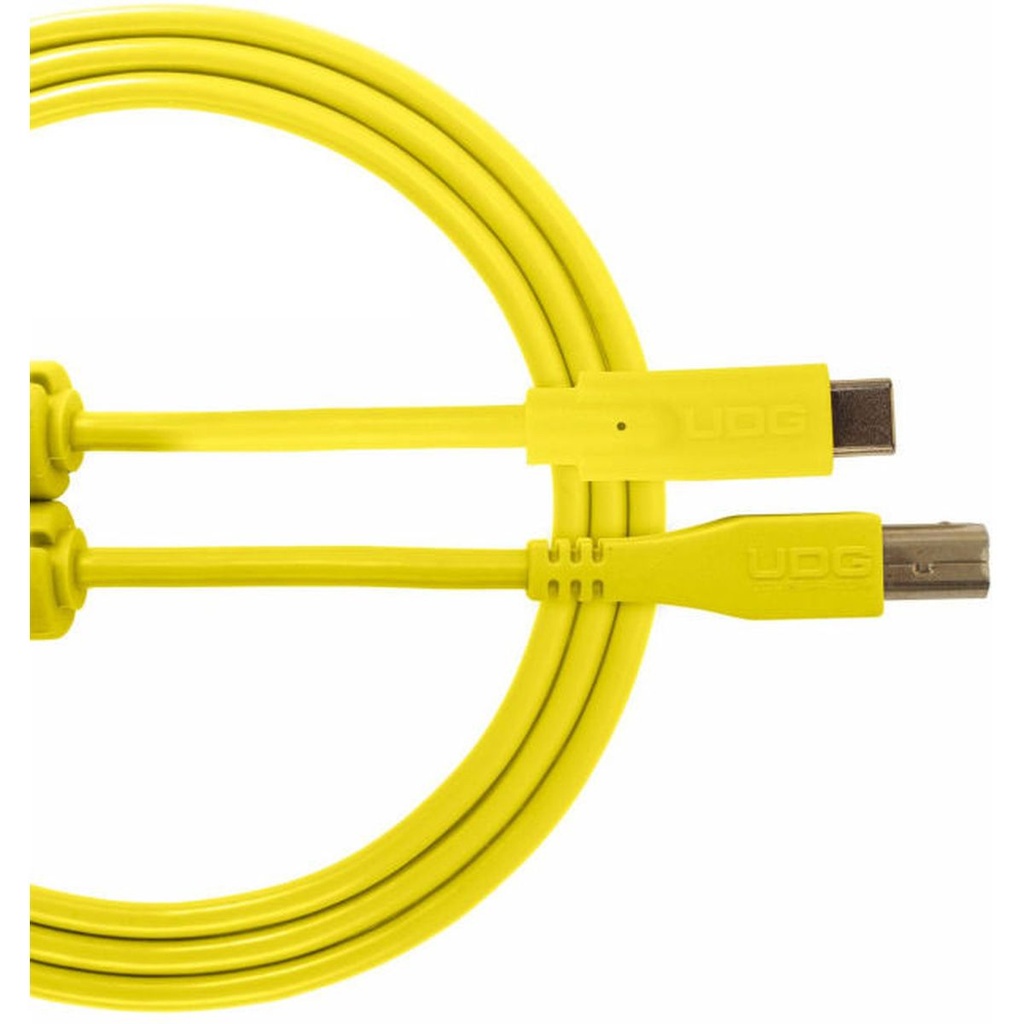 UDG Ultimate Audio Cable USB 2.0 C-B Yellow Straight 1.5m