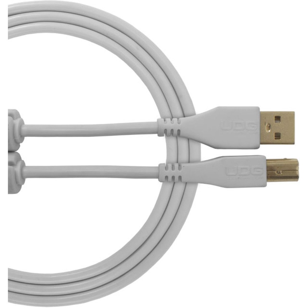 UDG Ultimate Audio Cable USB 2.0 A-B White Straight 3m