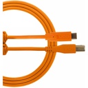 UDG Ultimate Audio Cable USB 2.0 C-B Orange Straight 1.5m