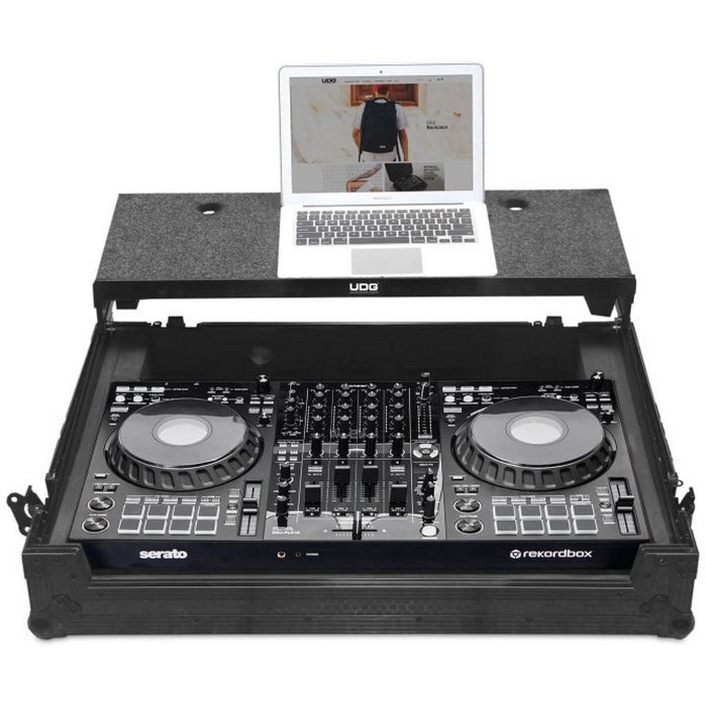 UDG Ultimate Flight Case Pioneer DDJ-FLX10 Black Plus (L&amp;amp;W)