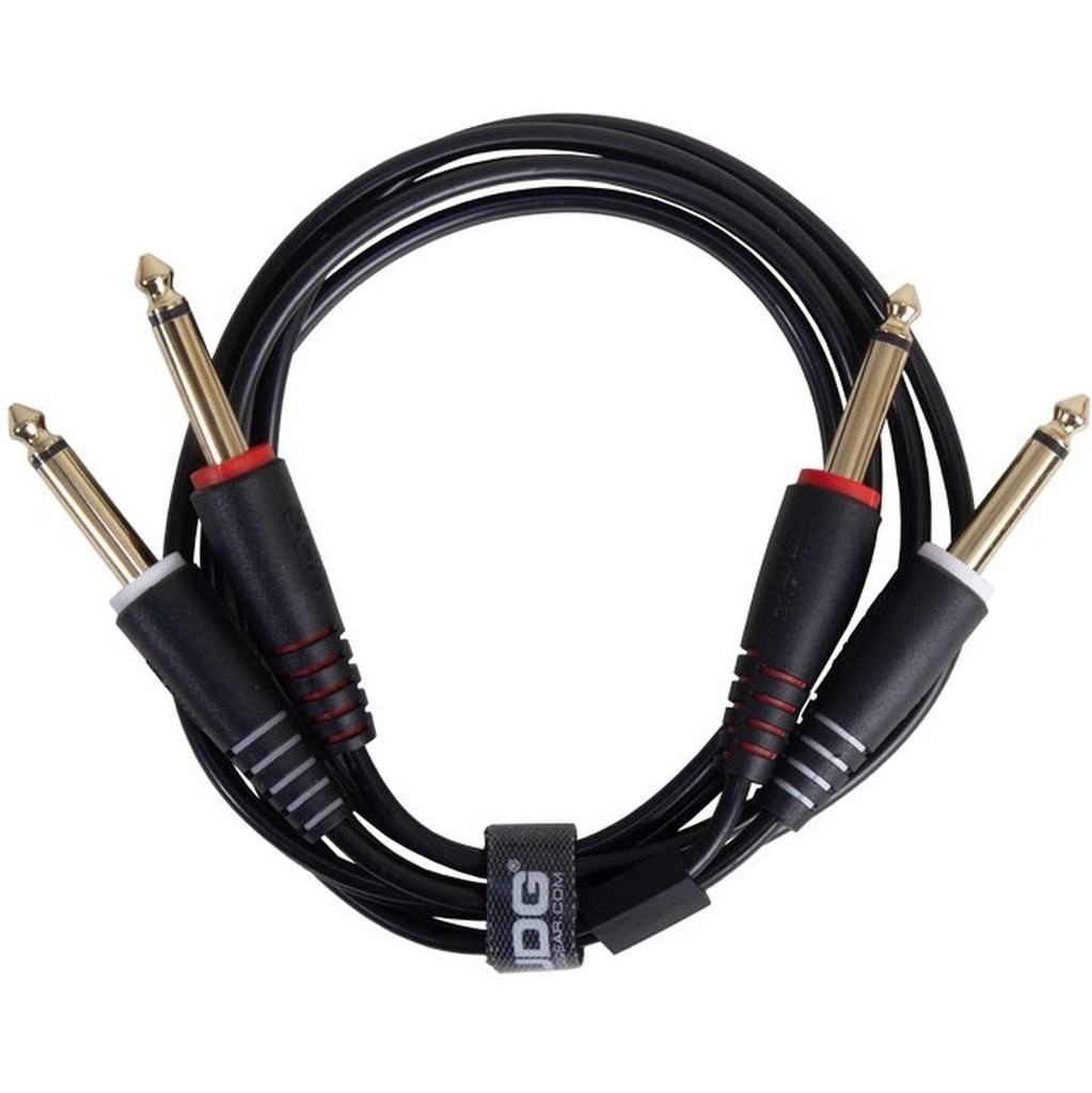 UDG Ultimate Audio Cable Set 1/4&amp;#039;&amp;#039; Jack-1/4&amp;#039;&amp;#039; Jack Black Straight 1.5m