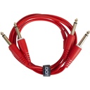 UDG Ultimate Audio Cable Set 1/4'' Jack-1/4'' Jack Red Straight 3m