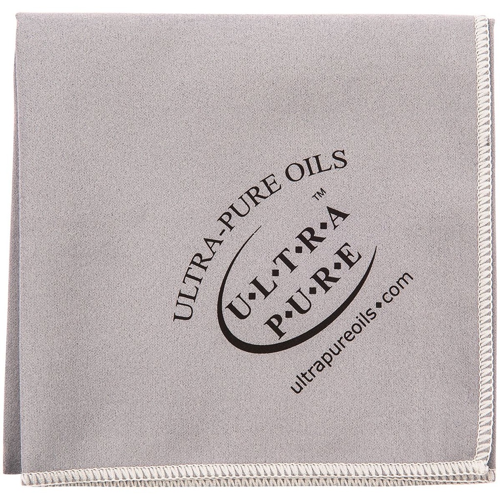 Ultra-Pure Extra Large Microfiber Polishing Cloth Grey