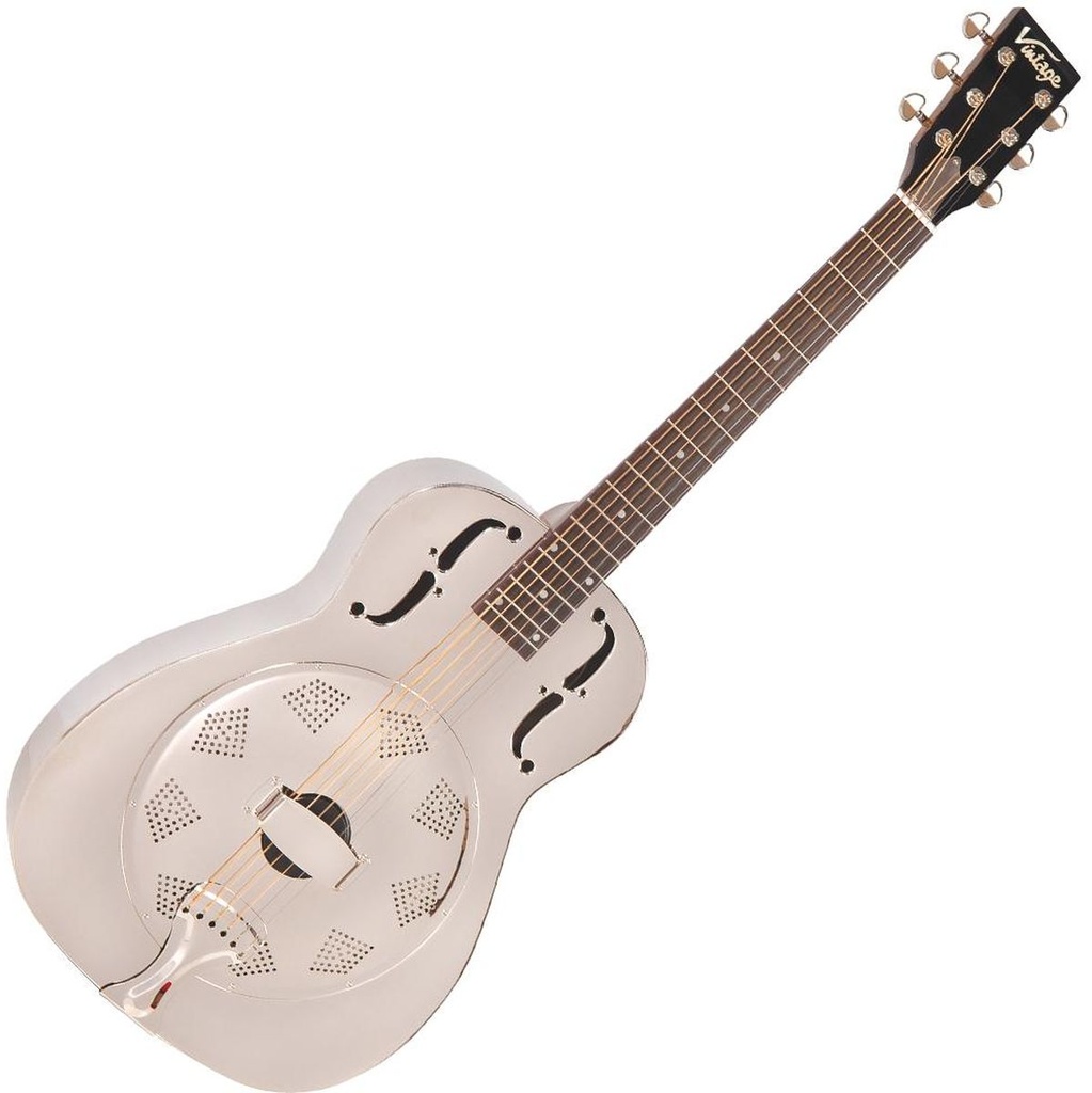 Vintage Metal Body Resonator Guitar