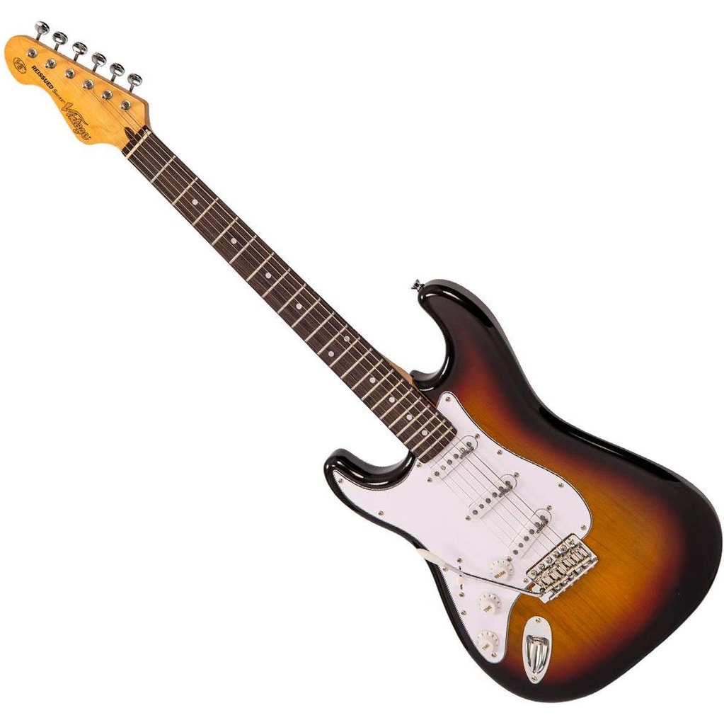 Vintage Left Hand Guitar-Sunburst
