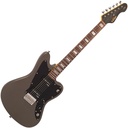 Vintage V65 Hardtail Electric Guitar - Satin Grey