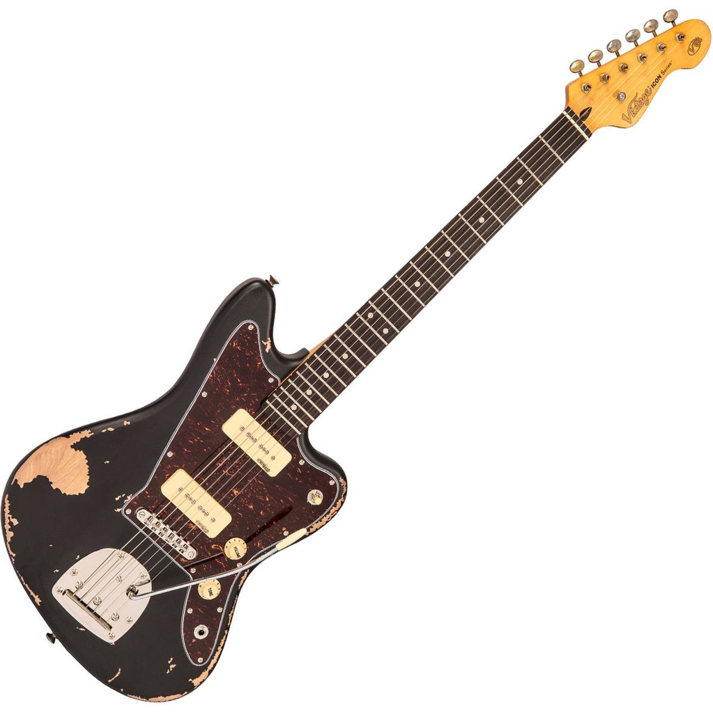 Vintage V65V Icon Electric Guitar - Black
