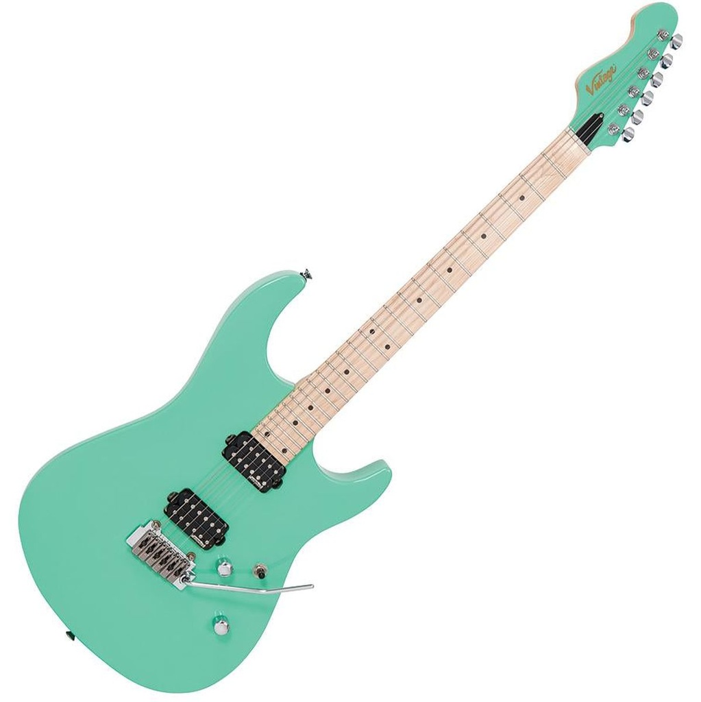 Vintage V6 24 Electric Guitar - Ventura Green