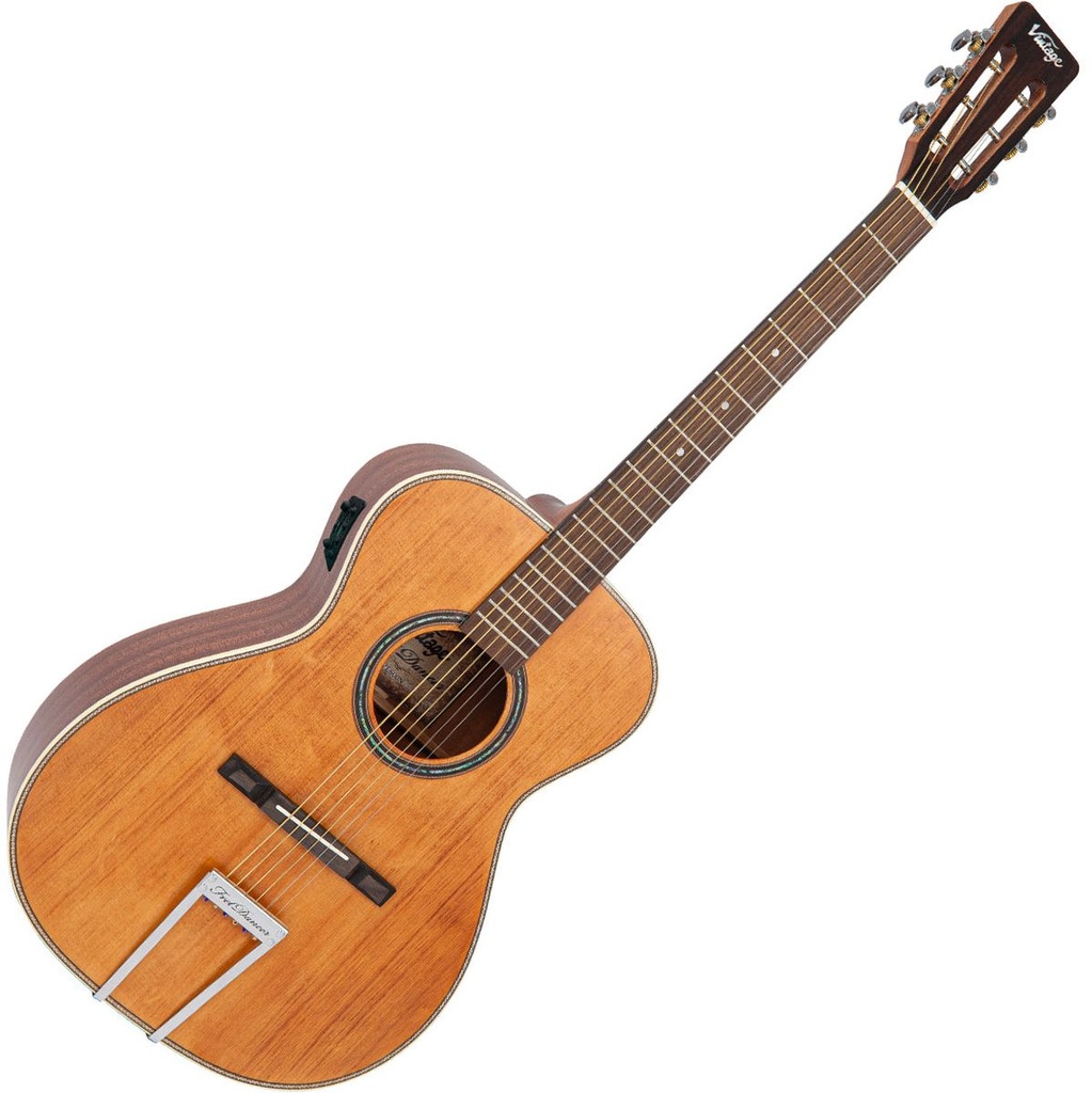 Vintage 6 String Fret Dancer Electro Acoustic Guitar