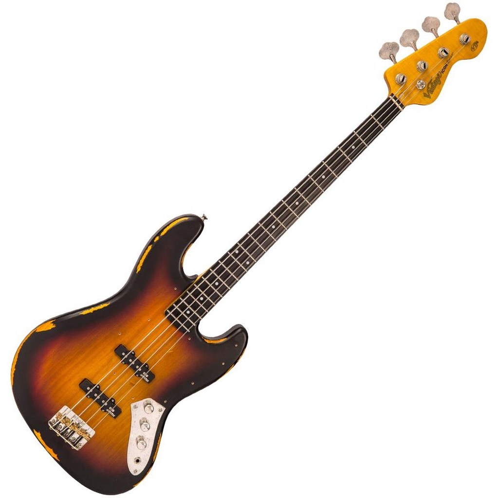 Vintage VJ74JP Bass Icon - Sunburst