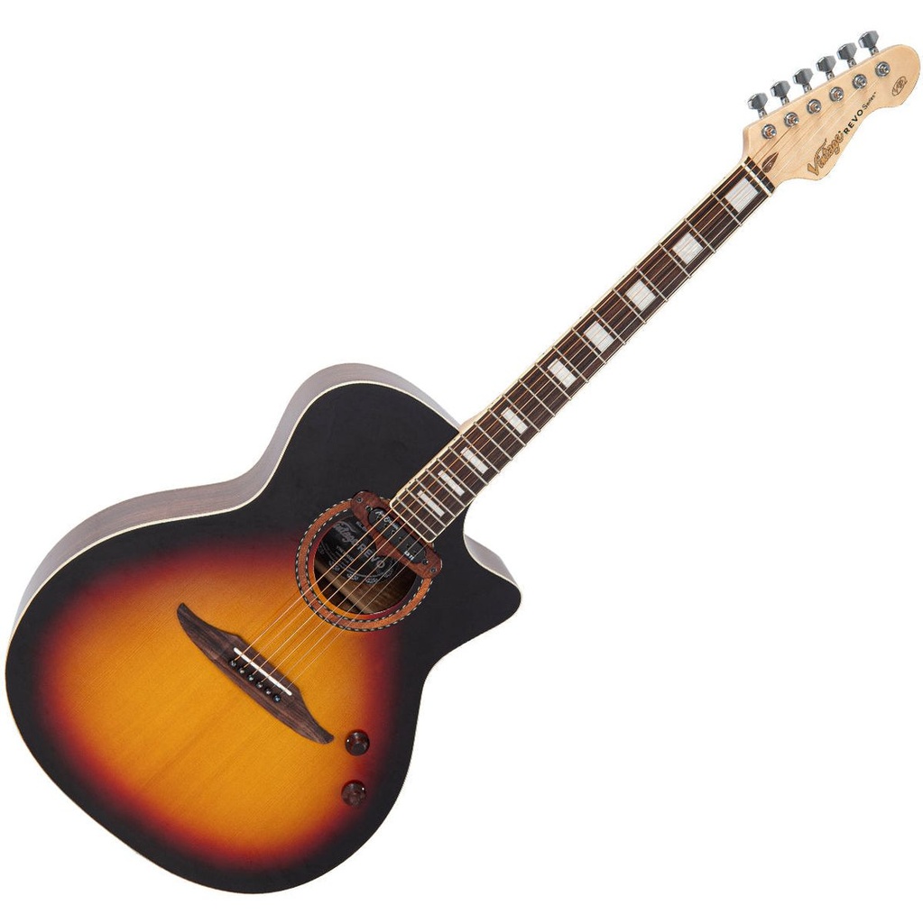 Vintage Revo Elektra Acoustic - Sunburst