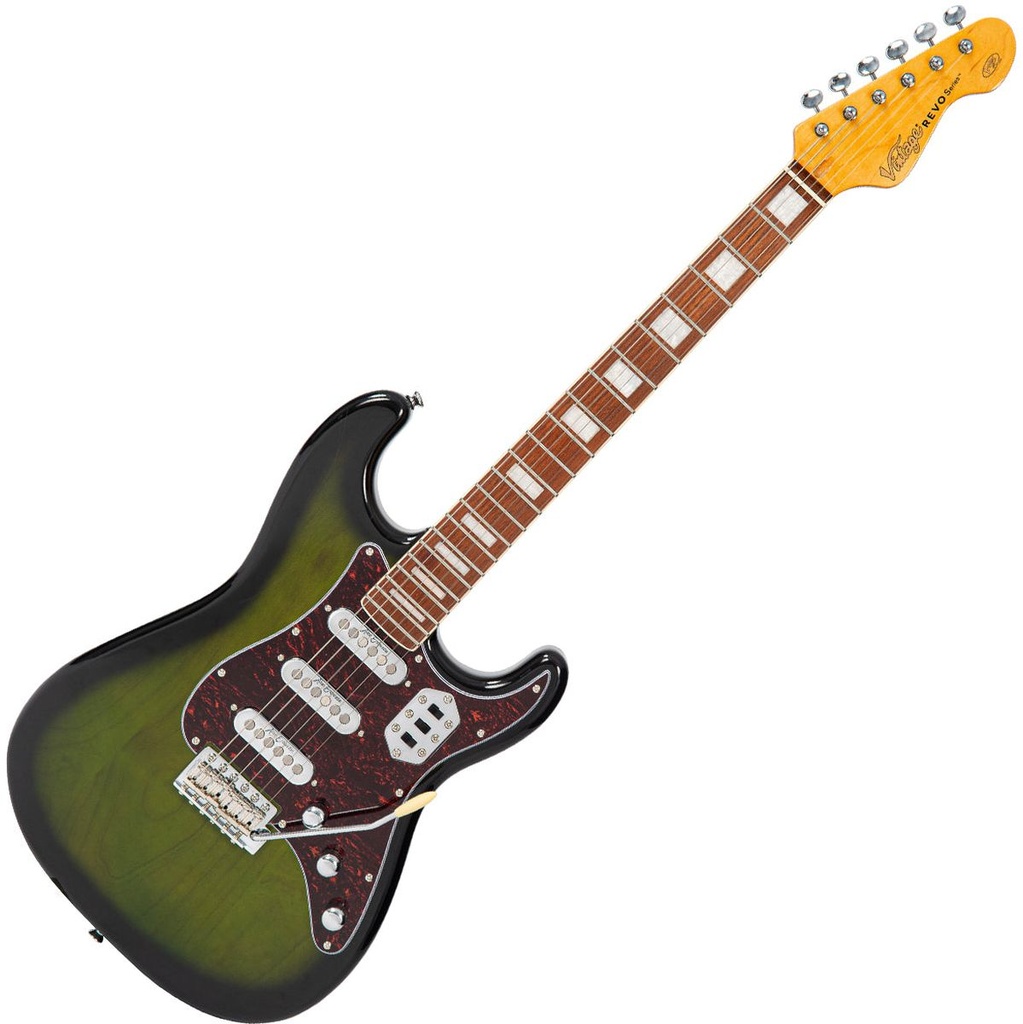 Vintage Revo Series Deluxe Guitar - Greenburst
