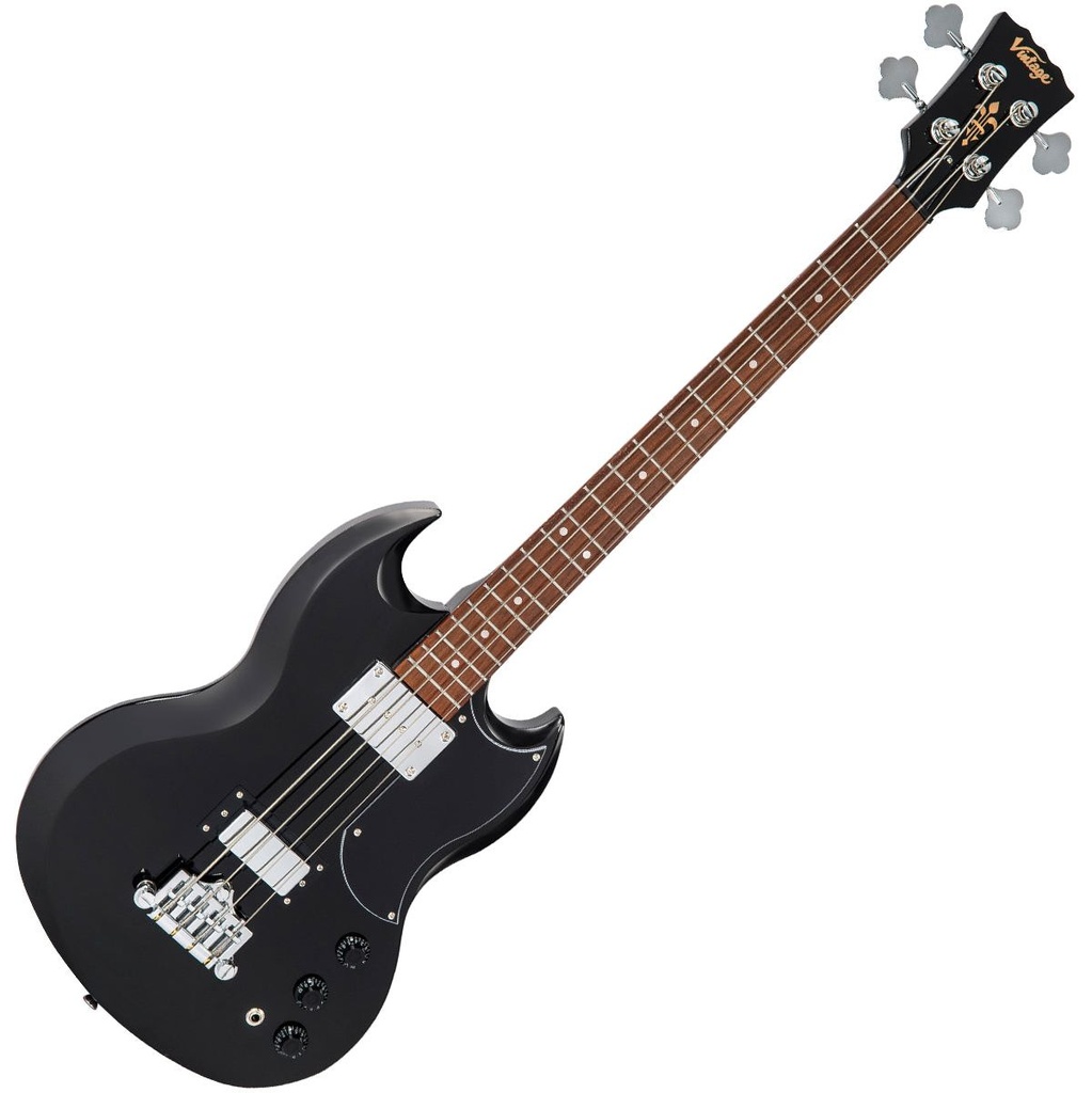 Vintage VS4 Bass - Gloss Black