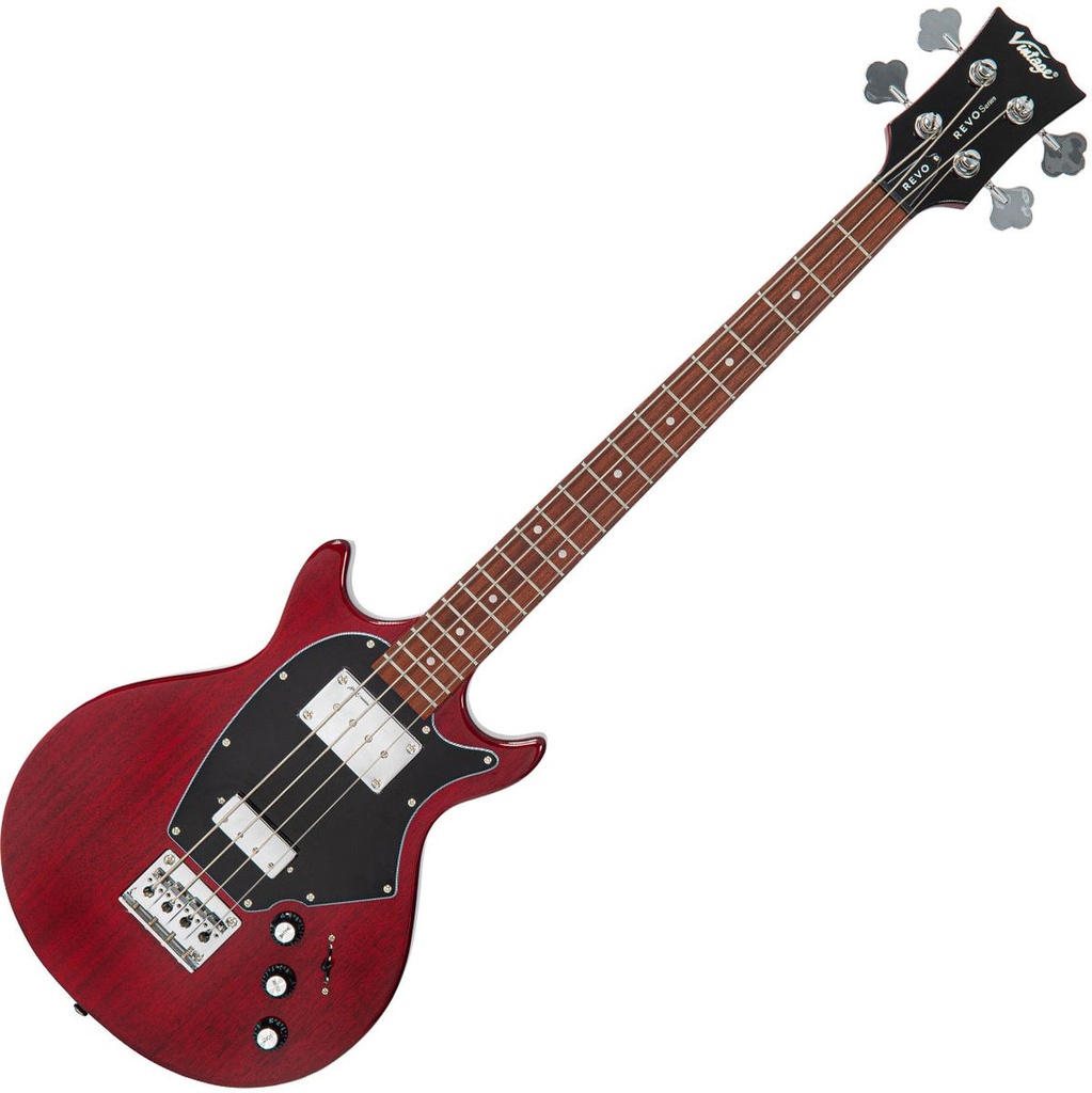 Vintage Revo Series Callan Bass - Thru Cherry Red