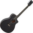 Vintage Pacific Coast Series Electro Acoustic Guitar - Midnite Black