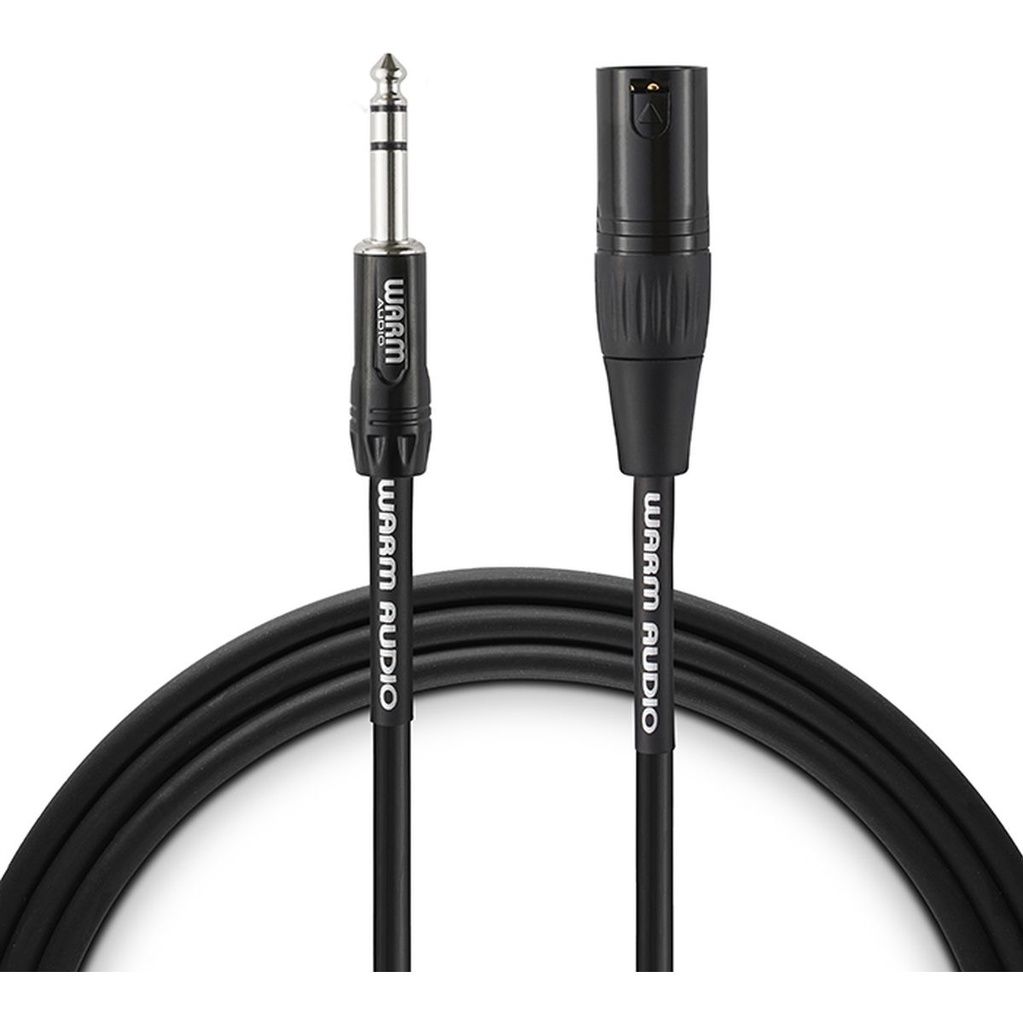 Warm Audio Pro Series - Studio + Live XLR Male To TRS Male 3&amp;#039; (0.9 M)