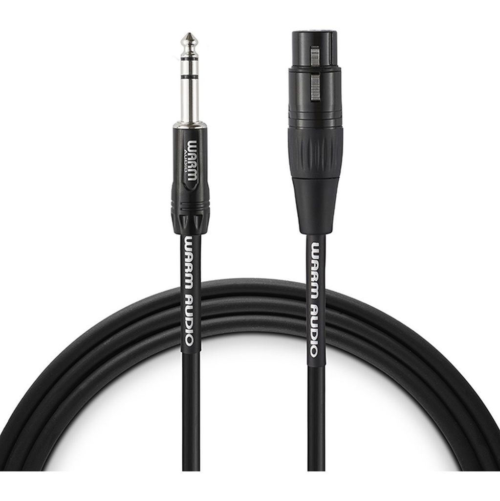 Warm Audio Pro Series - Studio + Live XLR Female To TRS Male 3&amp;#039; (0.9 M)