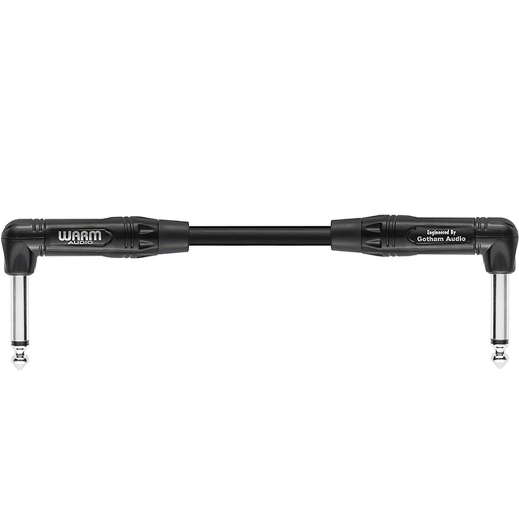 Warm Audio Pro Series - Both Ends Rgt-Angle Instrument Cable 6 inch (0.2 M)