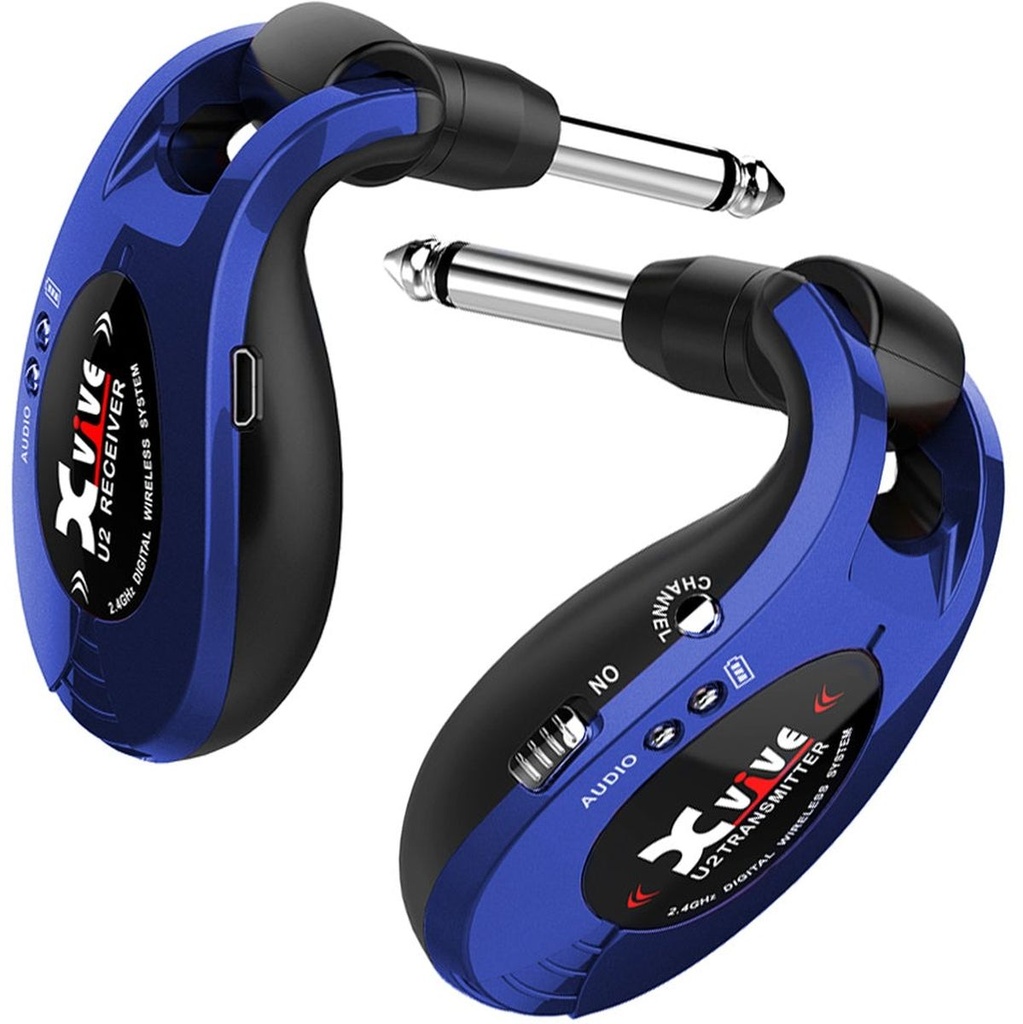 Xvive Wireless Guitar System - Metallic Blue