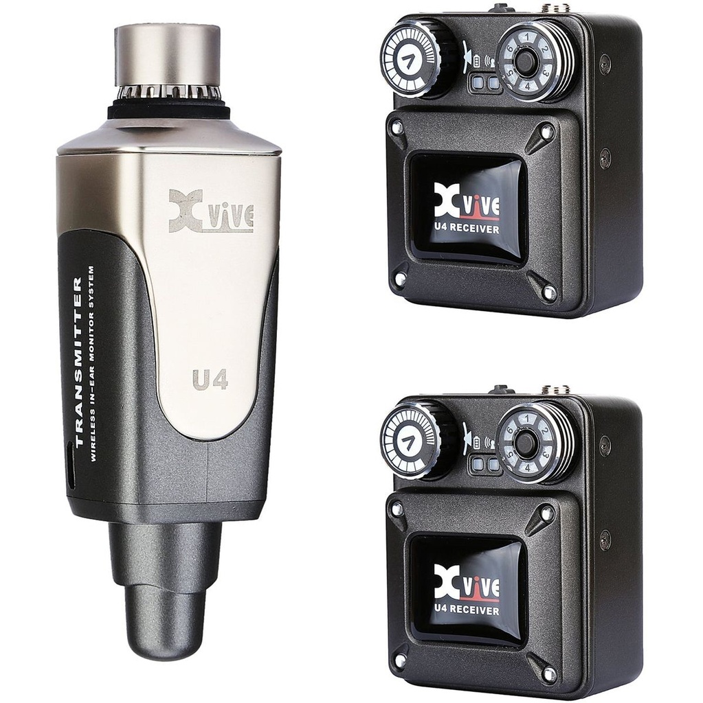 Xvive 2.4GHz Wireless In Ear Monitor System w/ Two Receivers