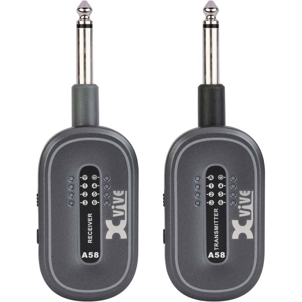 Xvive A58 - 5.8GHz Wireless Guitar System Wcase