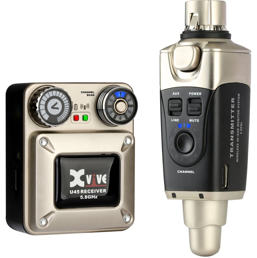 Xvive U45 - 5.8 GHz Wireless In Ear Monitor System