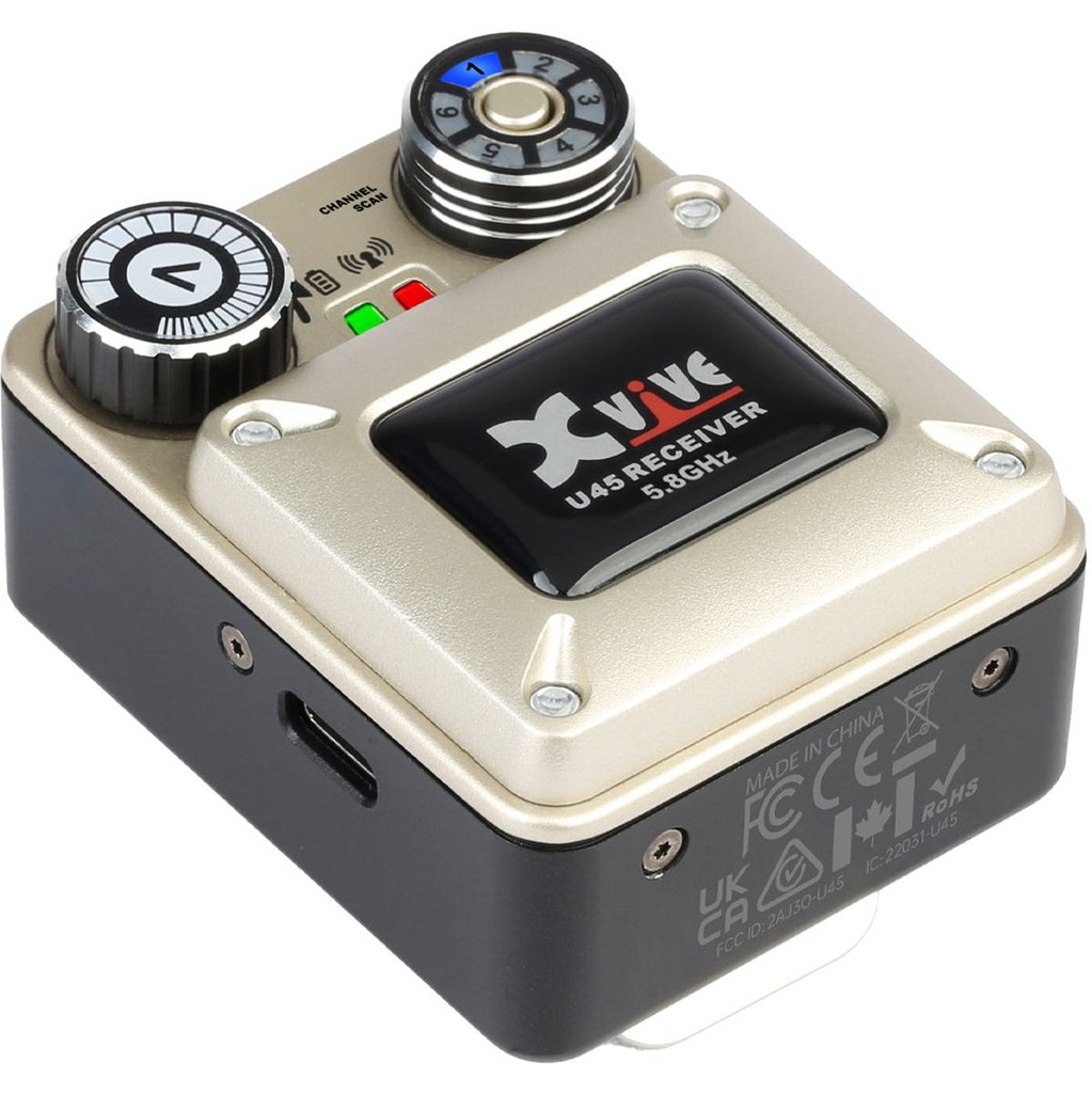 Xvive U45R - 5.84 GHz Wireless In Ear Monitor System - Receiver Only