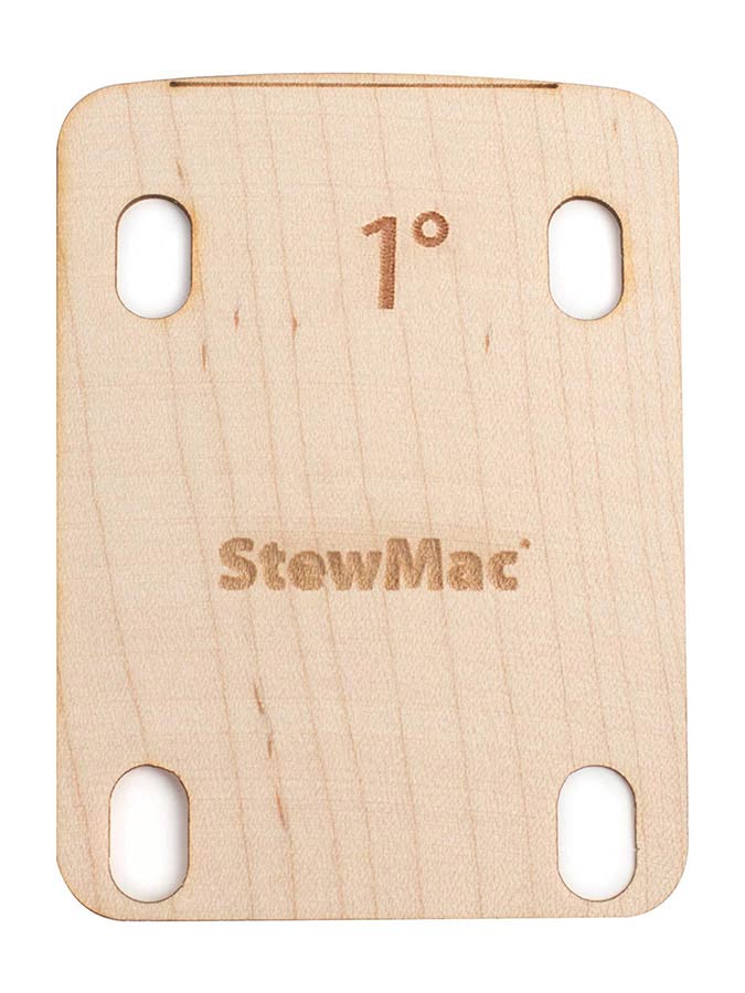 StewMac SM2135-100 Neck Shim 1.00 Degree Bolt-On Neck Guitar