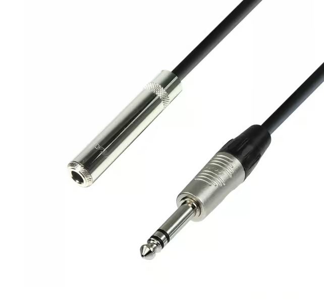 Adam Hall K4BOV0300 Balanced Cable Rean Jack Female TRS - Jack TRS 3 m