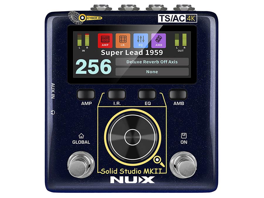 NUX NSS6 | SOLID STUDIO MKII dual amp sim & stereo IR loader
