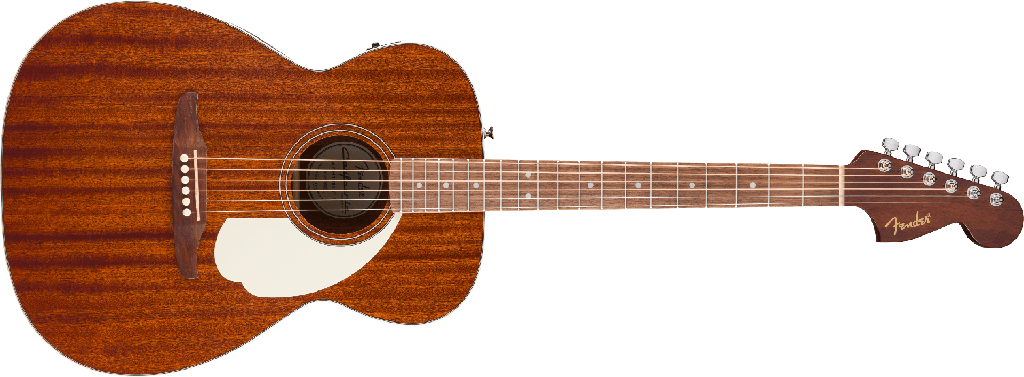 Fender California Standard Monterey™ E, Sapele Top, Ivory Pickguard, Natural Sapele