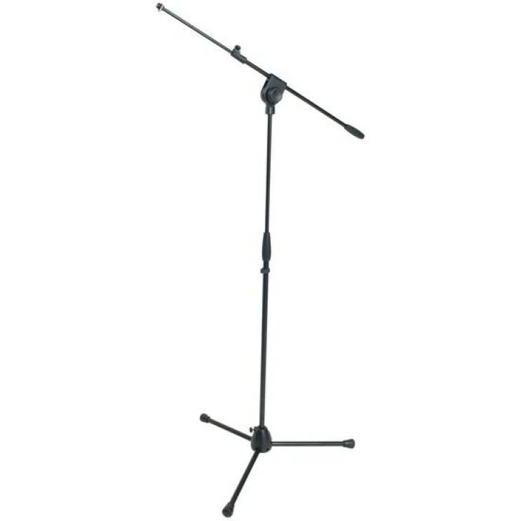 Proel Stage Professional Microphone Stand w/ Telescopic Boom PRO200 Black
